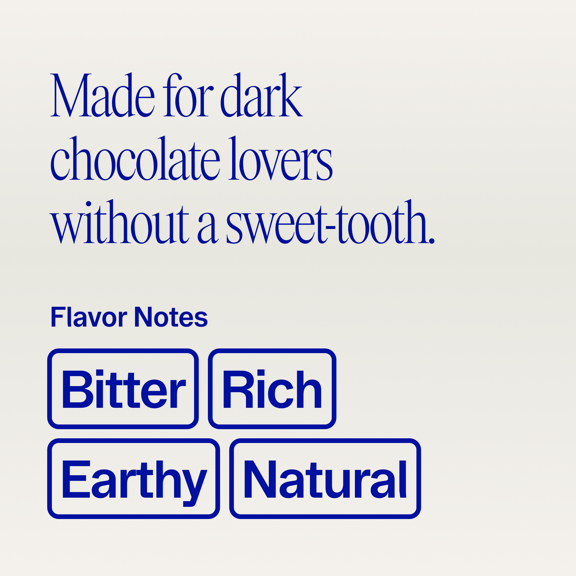 dark chocolate unsweetened/all
