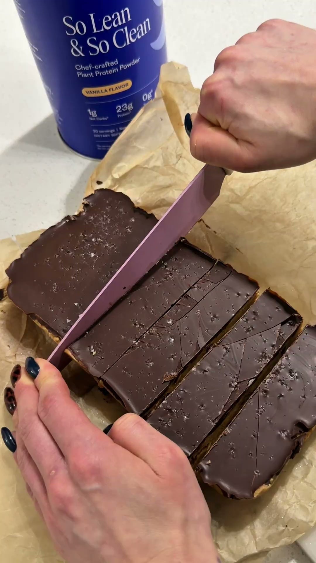 Chocolate Salted Date Caramel Bars