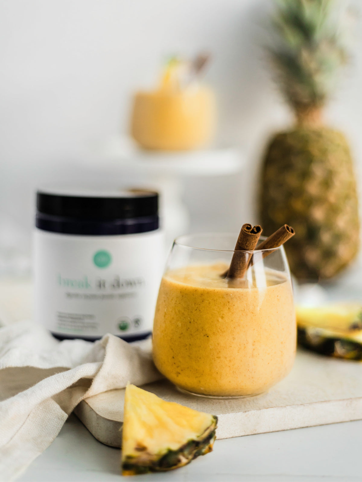 Spiced Pineapple Smoothie