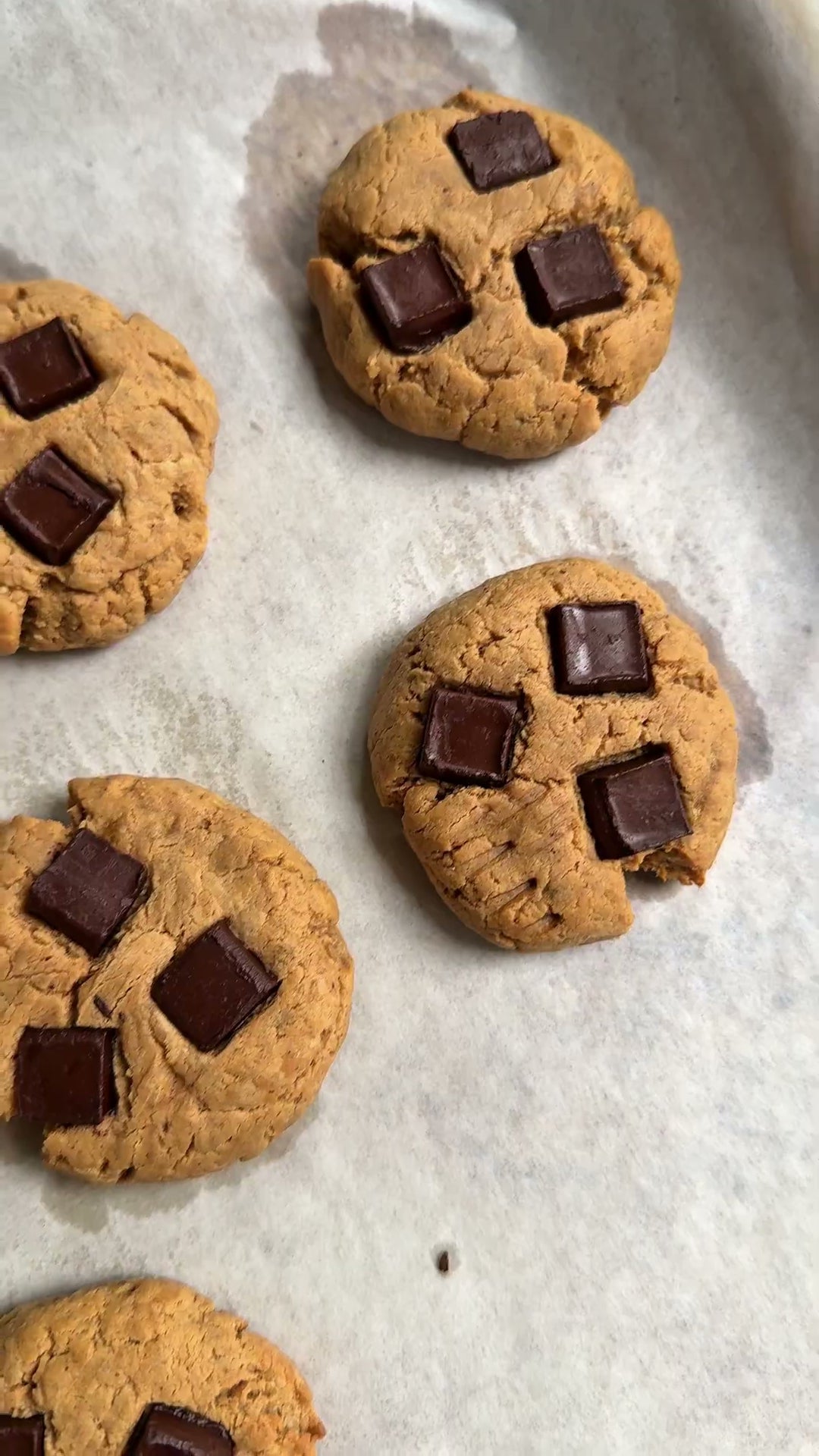 3-Ingredient Peanut Butter Protein Cookies