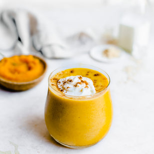 pumpkin pie smoothie with collagen