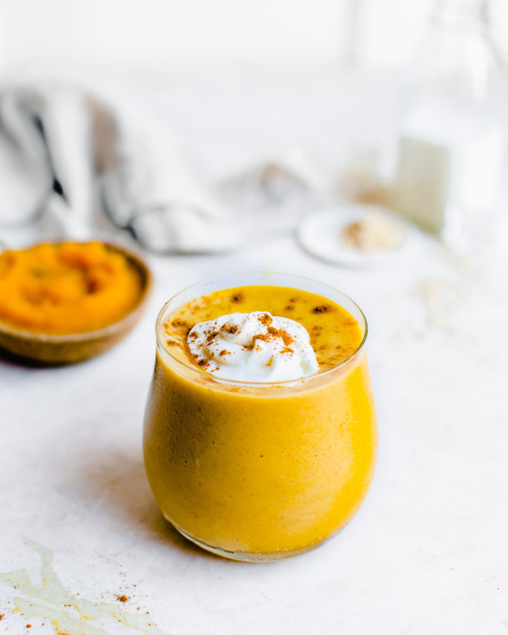 pumpkin pie smoothie with collagen