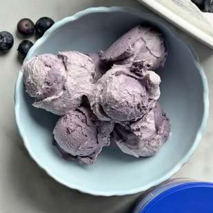 Blueberry Creatine Protein Ice Cream