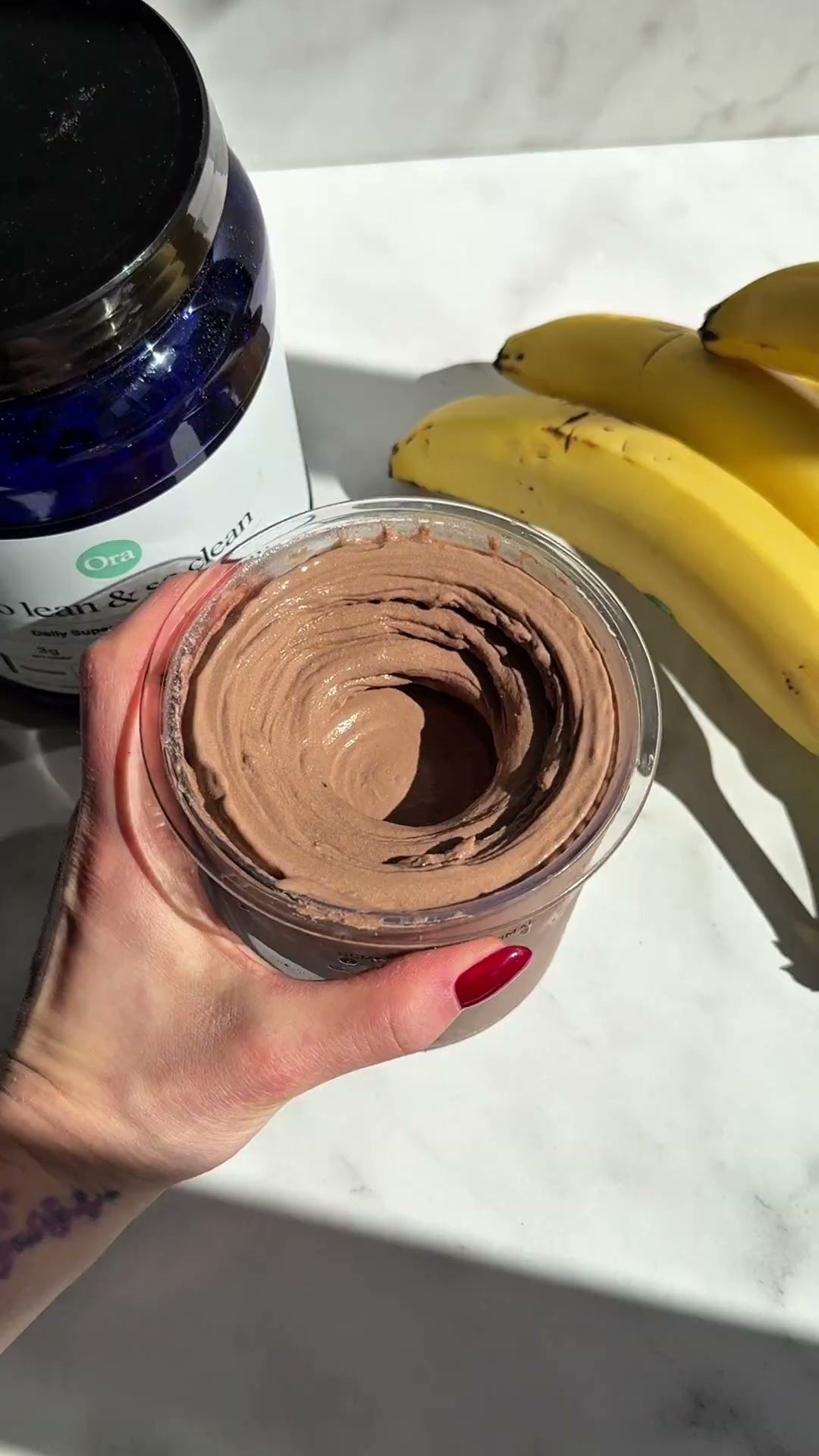 Chocolate Protein Nice Cream