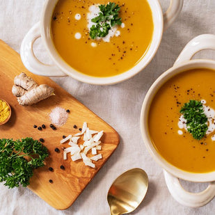 One-Pot Vegan Carrot Ginger Soup