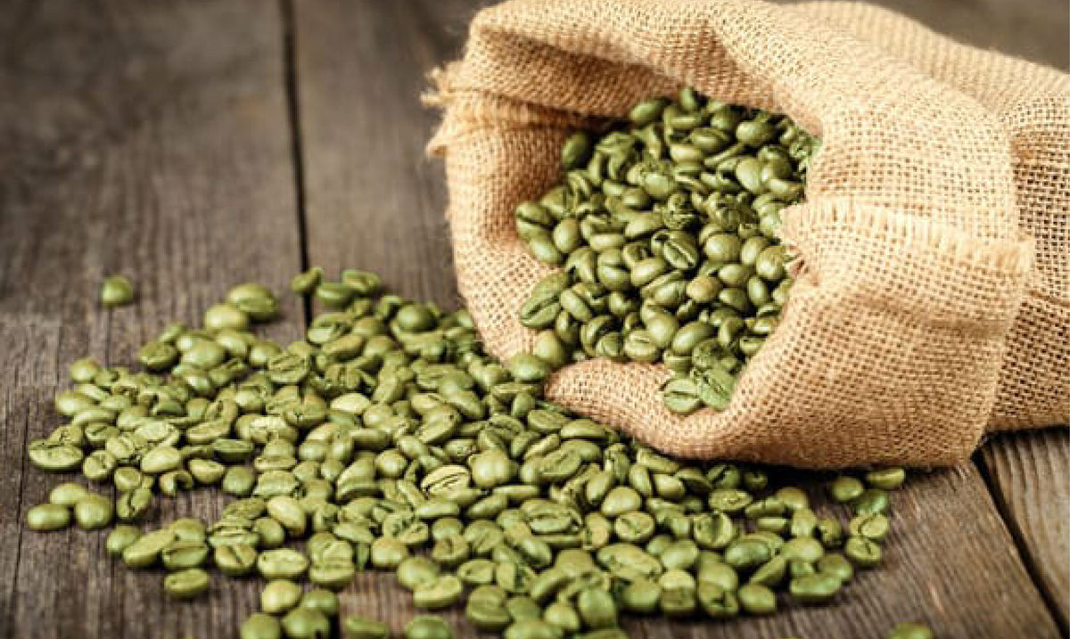 Green coffee beans