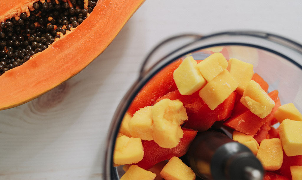 Vegan Papaya Ice Cream