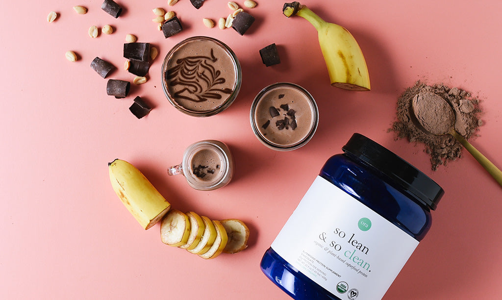 Chocolate Peanut Butter Protein Smoothie
