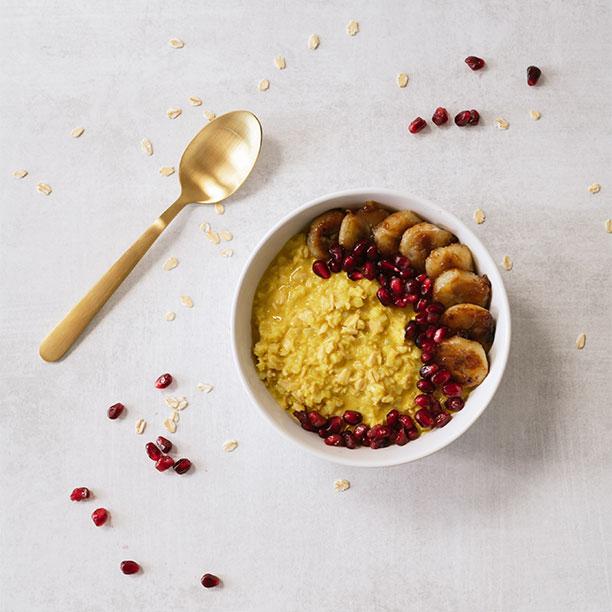 Turmeric-Infused Protein Cauliflower Oatmeal