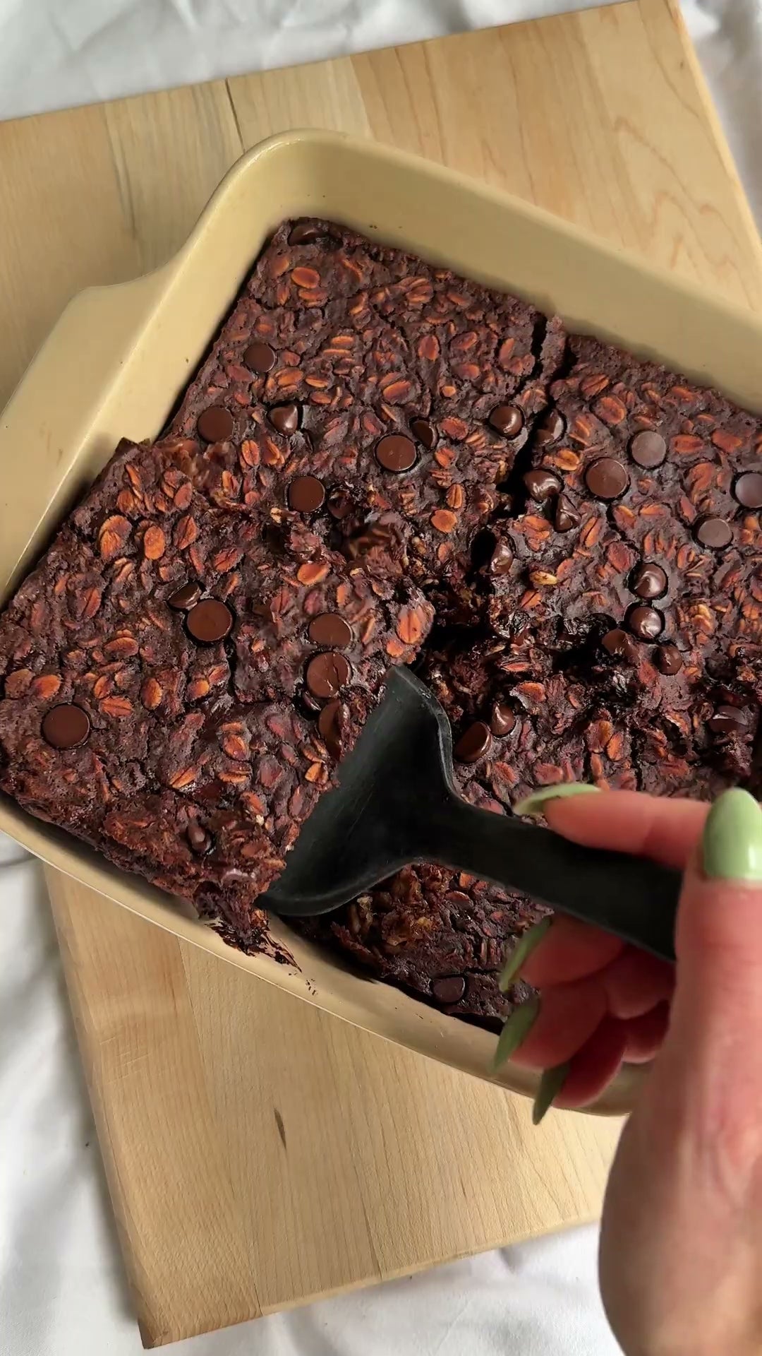 Chocolate Brownie Baked Oatmeal