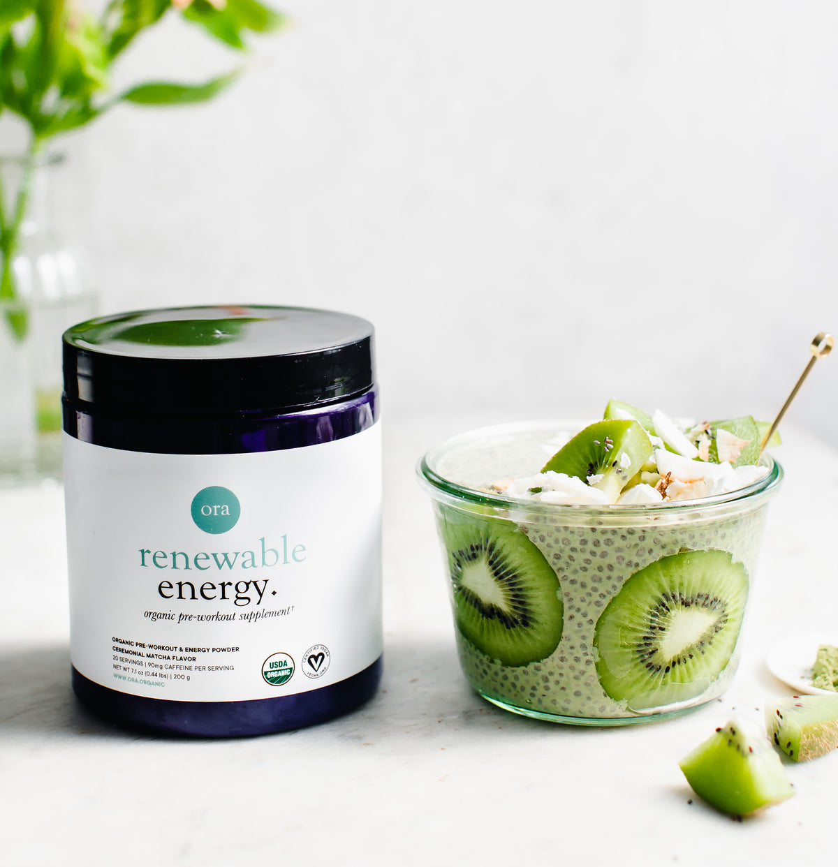 Ceremonial Matcha Chia Pudding