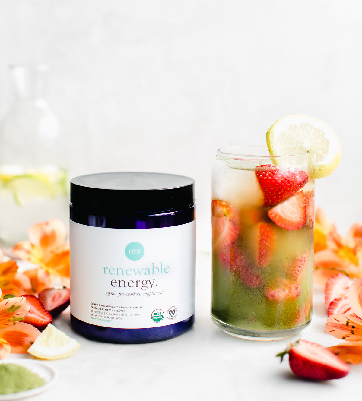 Strawberry Matcha Lemonade