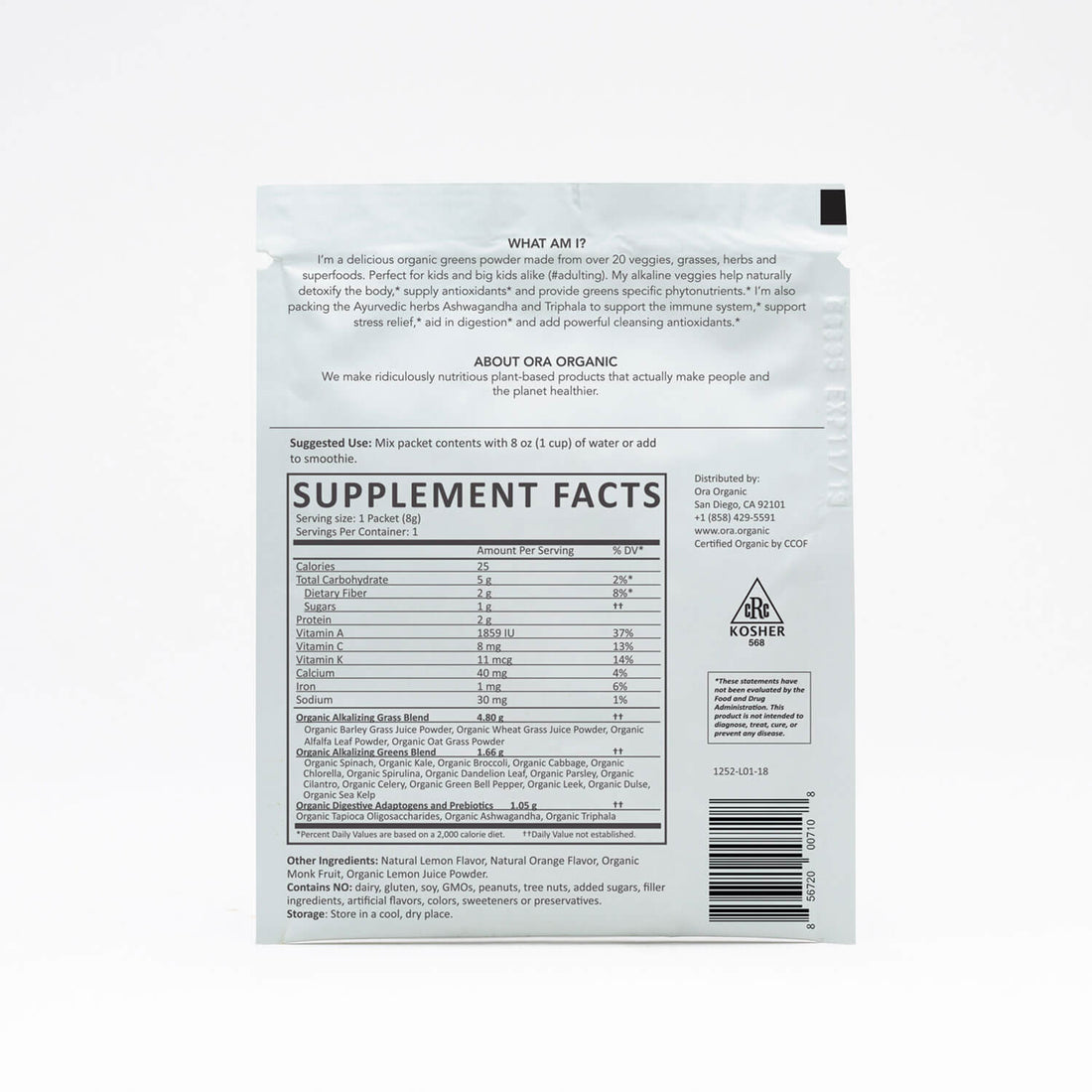 Organic Greens Powder