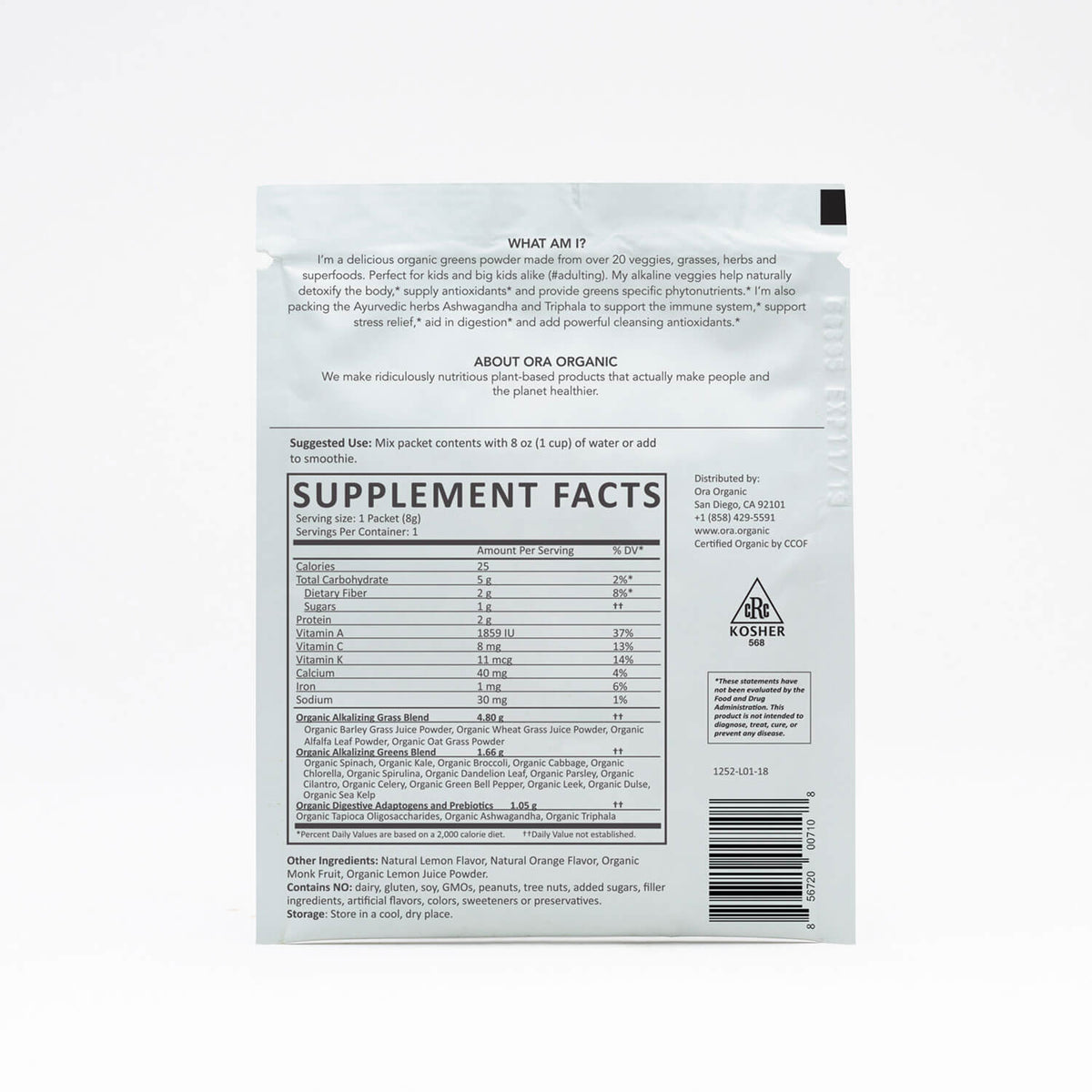 Organic Greens Powder