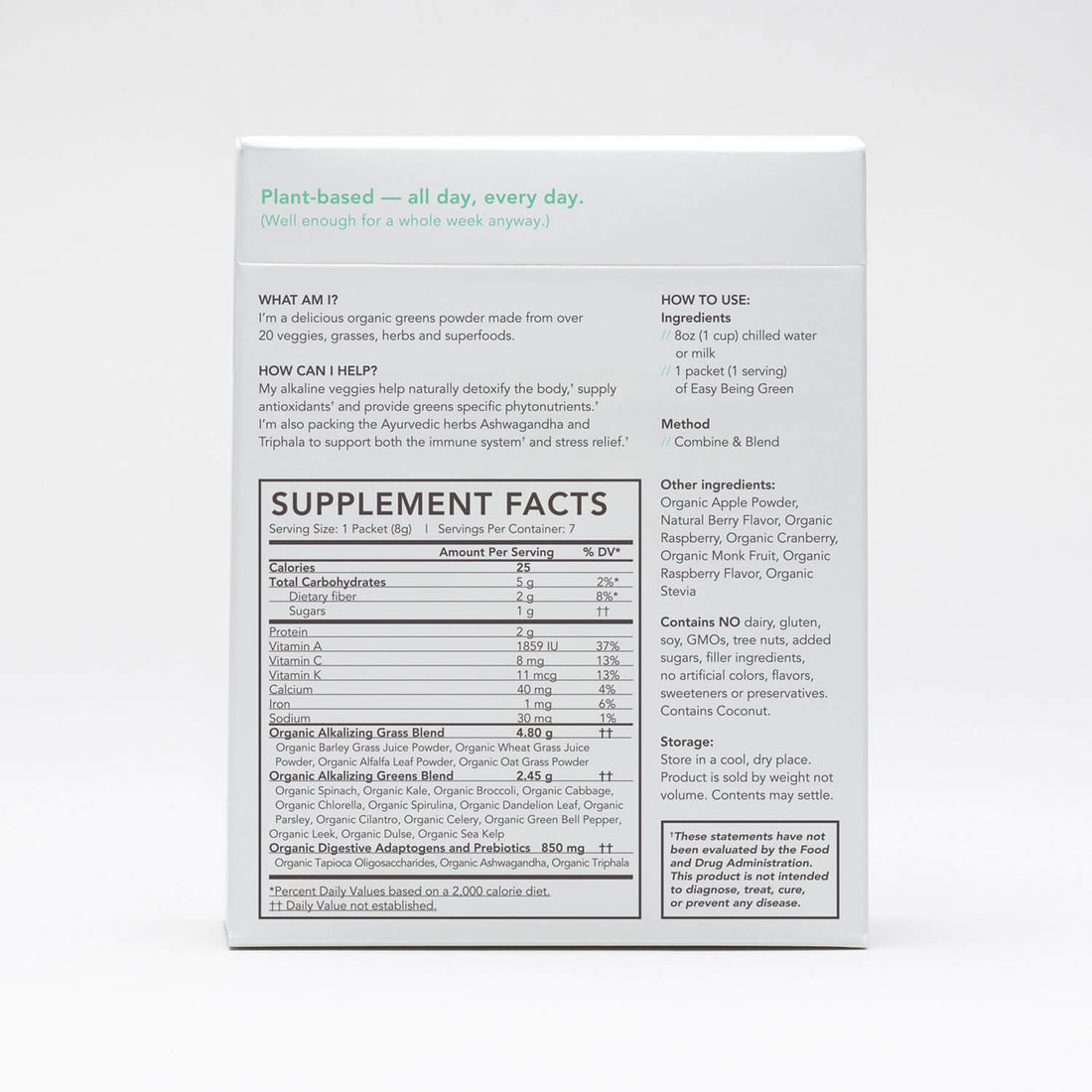 Organic Greens Powder