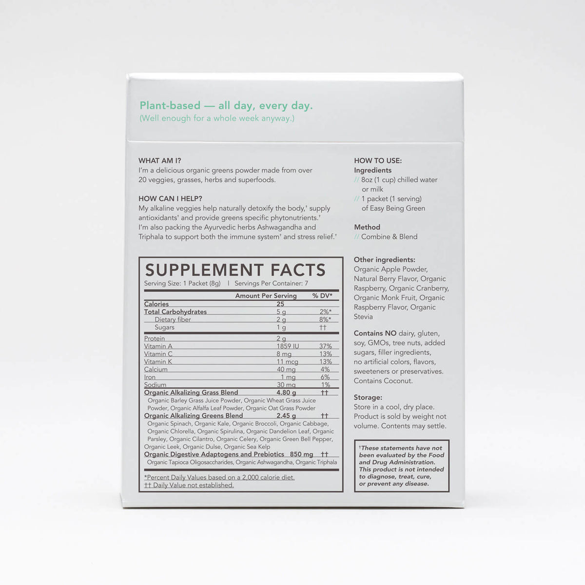 Organic Greens Powder