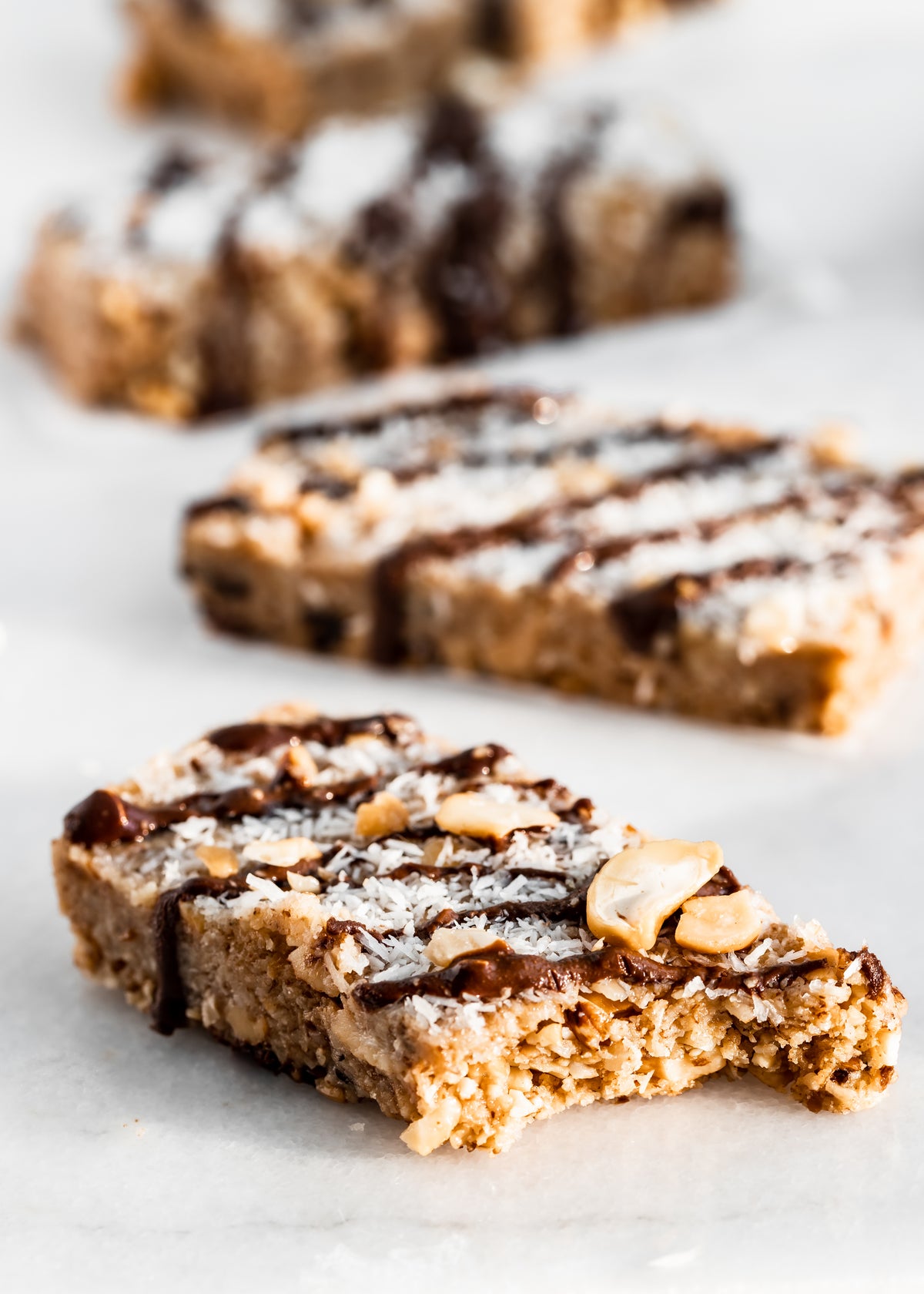 Cashew Coconut Protein Bars