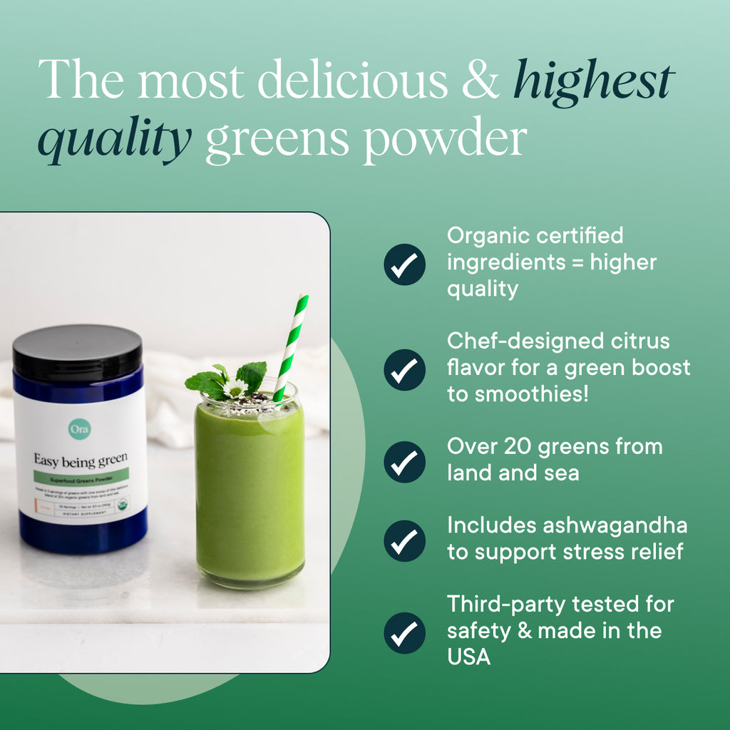  Peak Performance Organic Greens Superfood Powder. Best