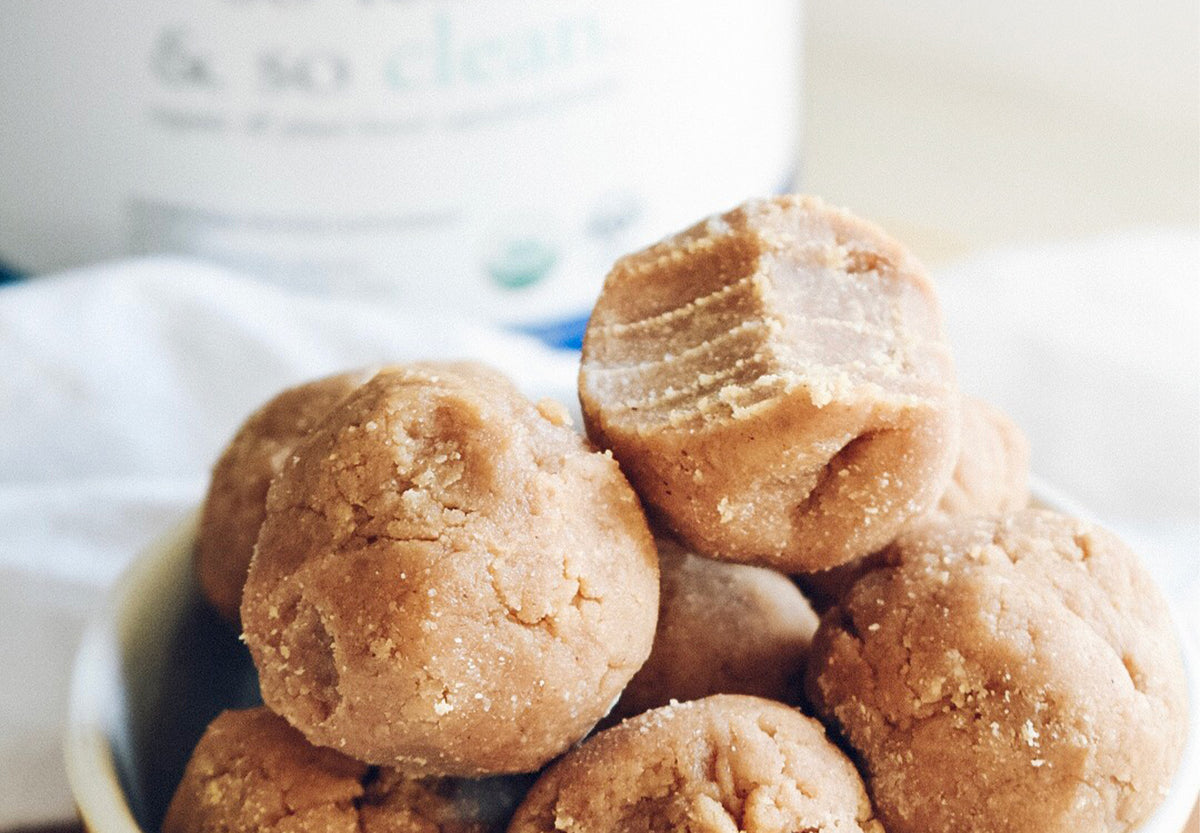 No-Bake Peanut Butter Cookie Protein Balls