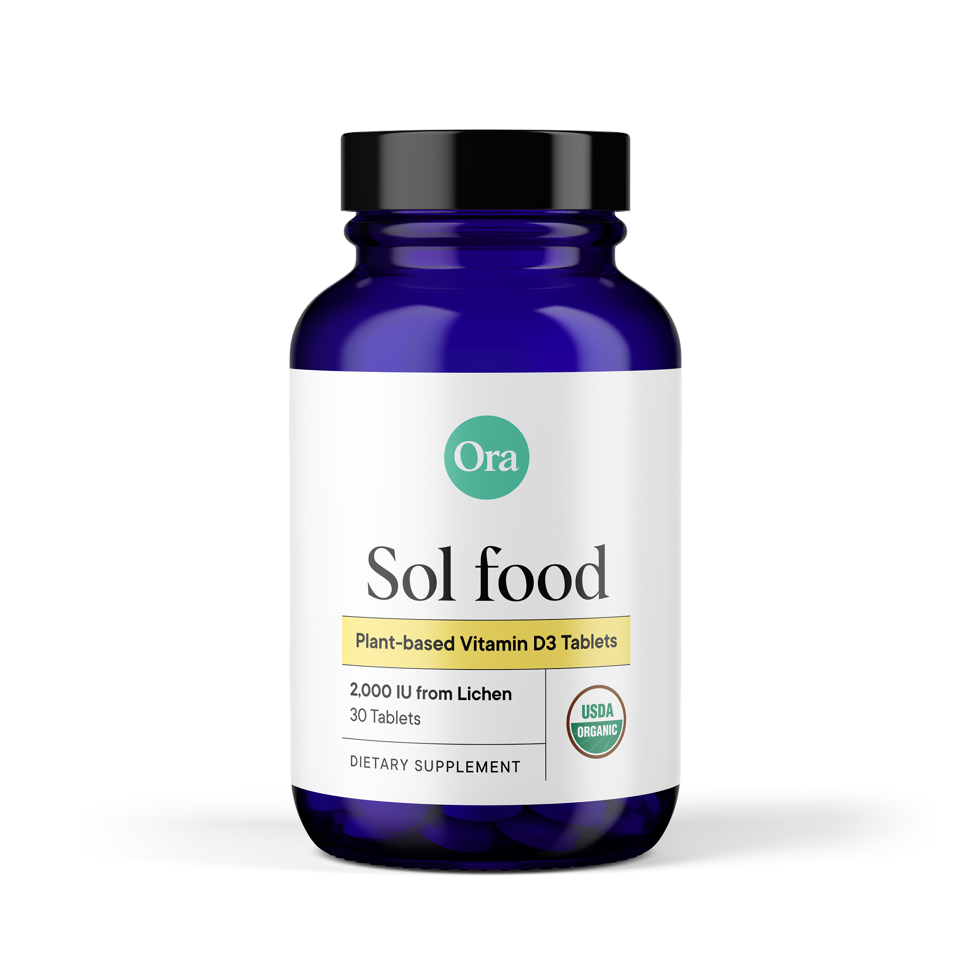 Sol Food Plant based Vitamin D3 Tablets