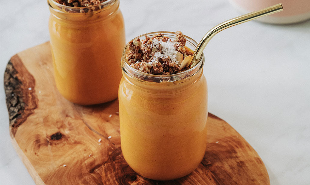 Healthy Vegan Carrot Cake Smoothie