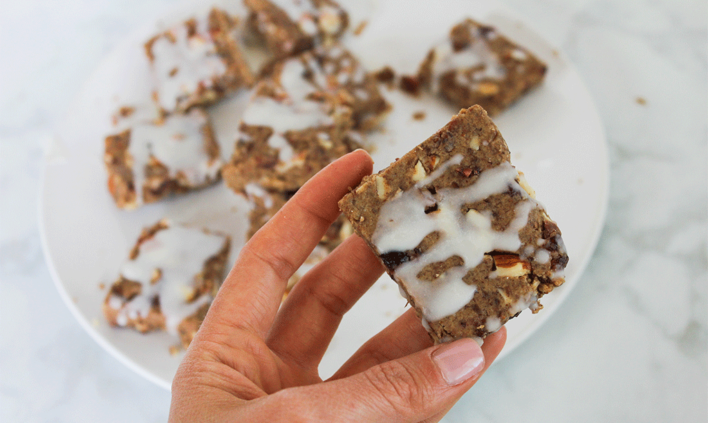 Protein Chai Cranberry Almond Bars