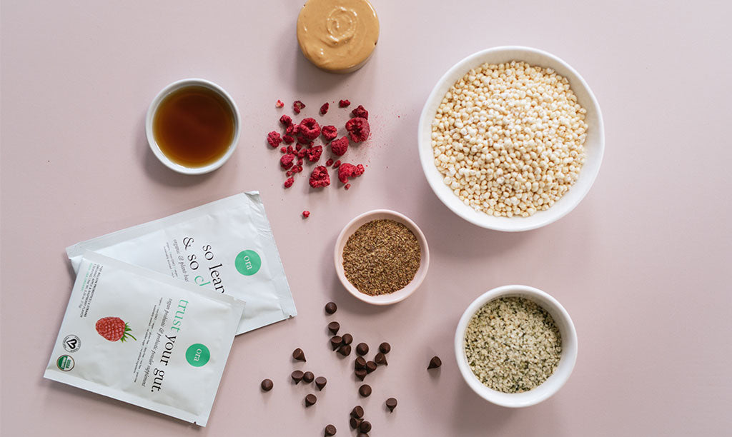 Chocolate Raspberry Vegan Protein Bars with Probiotics