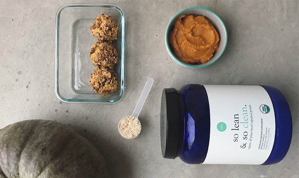 High Fiber Protein Packed Pumpkin Balls
