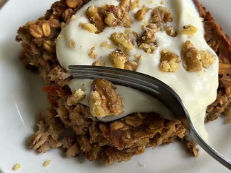 Carrot Cake Baked Oatmeal