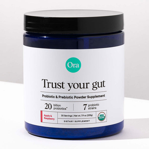 Organic Vegan Probiotic Powder with Prebiotics Trust Your Gut