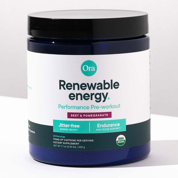 Organic PreWorkout Powder Renewable Energy